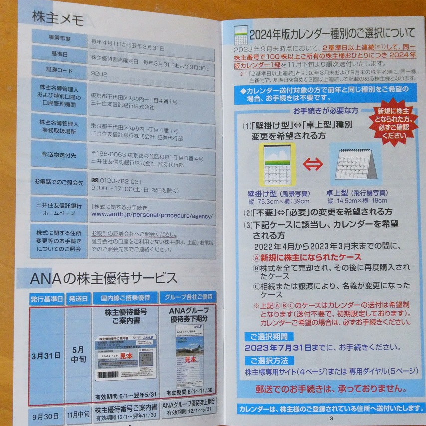 ANA グループ優待券 2024年上期発行 優待番号4枚 【公式通販】 ANA グループ優待券 2024年上期発行 優待番号4枚 【公式通販】