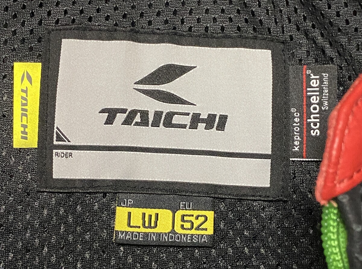 TAICHI レザー バイクツナギ LW 52 20年ぶりの革ツナギ新調 RS Taichi GP-