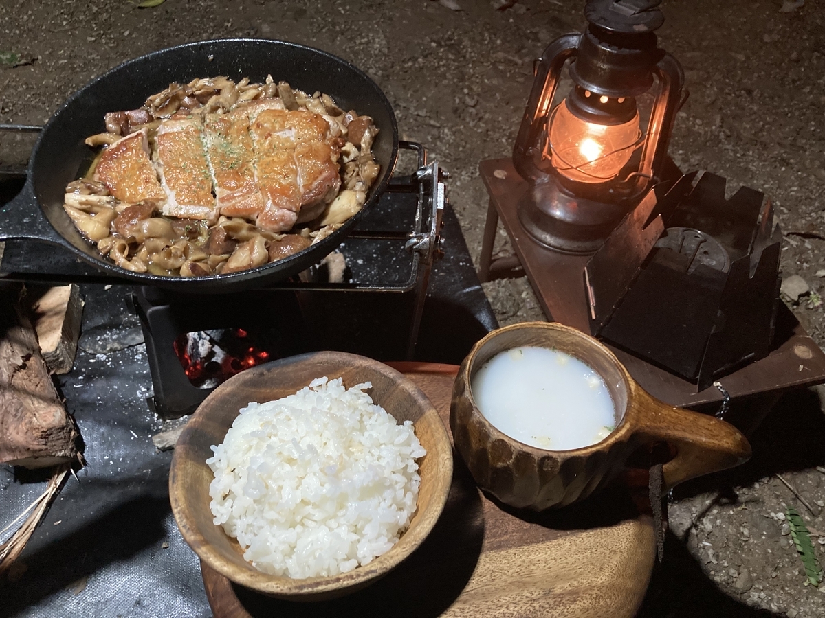 雨の幕内調理を覚悟で出撃 、もしや梅雨明けか？ - 天幕日記