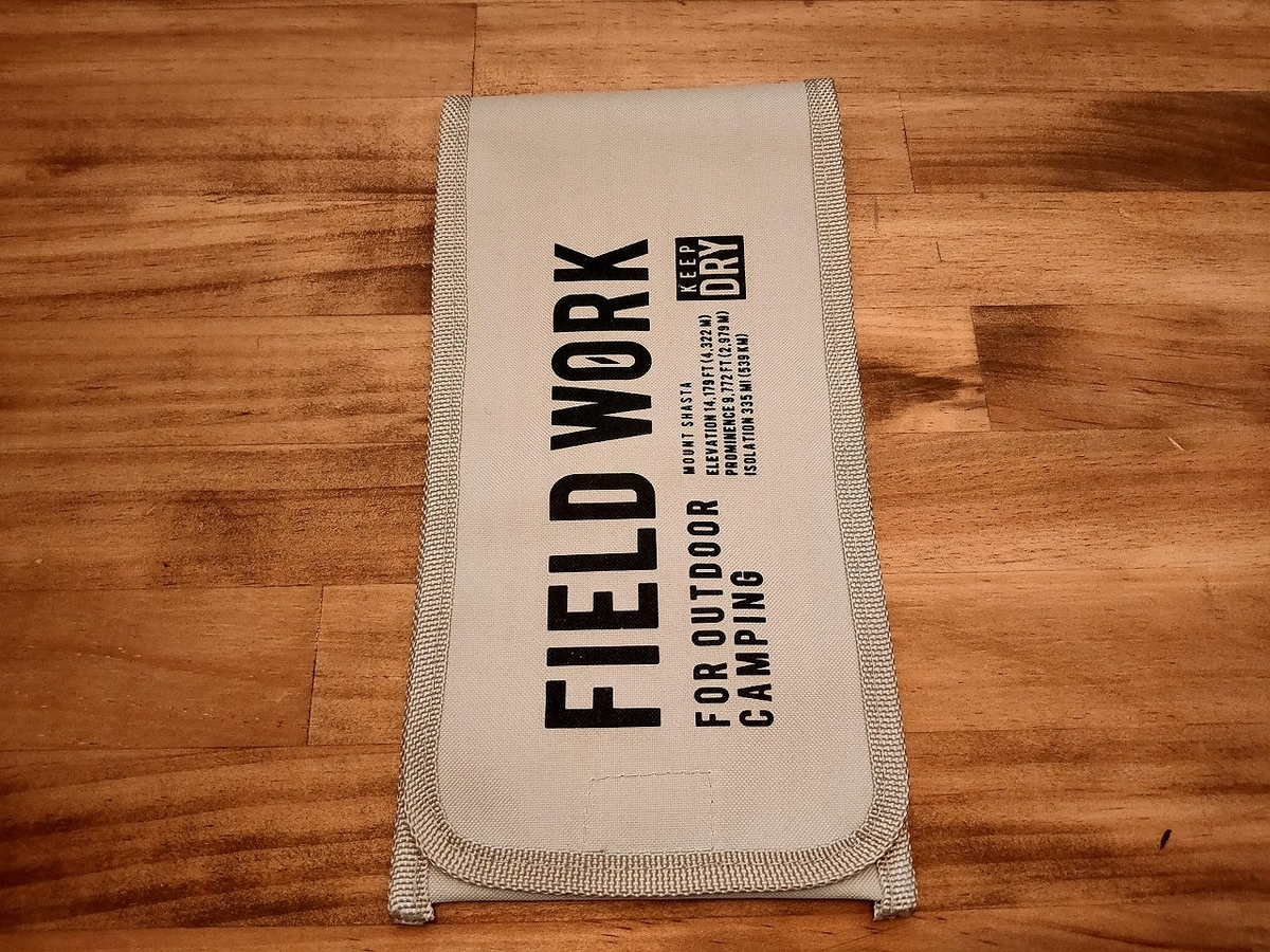 セリア商品 折りたたみアルミテーブル収納ケース スキレットハンドルカバー マルチツールカバーm買いました D I Camp Diyとcampのコト
