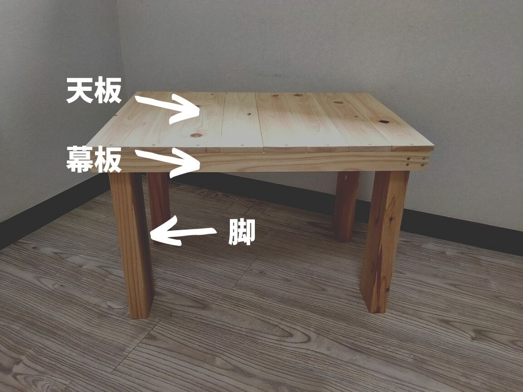 超簡単 1 000円でミニテーブルを作成 D I Camp Diyとcampのコト