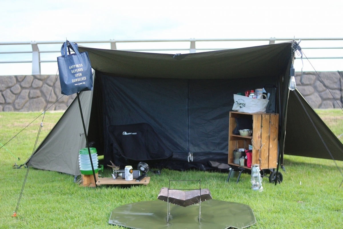 DOD 焚き火台& 耐火シート　セット　ビートルくん& タキビバビデブー DoD ビートルくん タキビバビデブーM DOD 焚き火台& 耐火シート セット