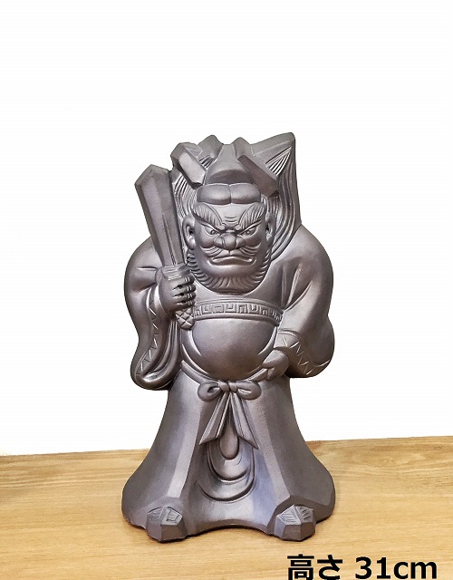 疫病退散 邪気払いの鍾馗さん 魔除けの屋根瓦 - インテリア