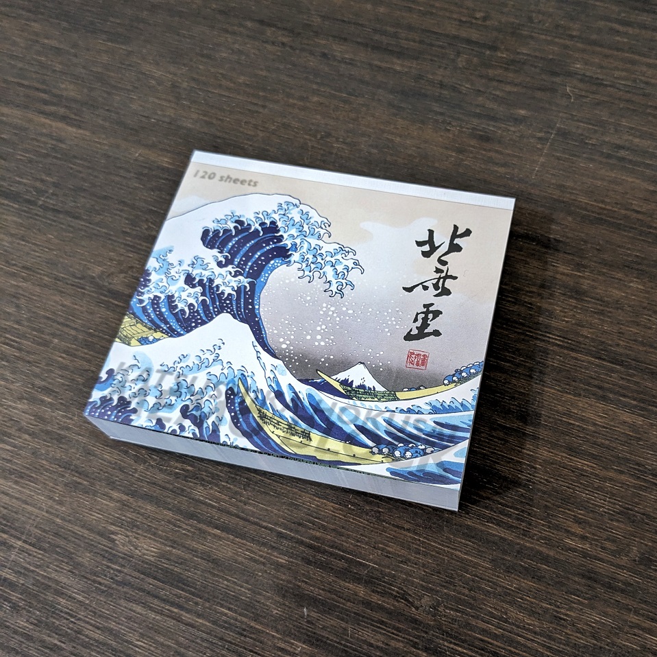 海外土産に 葛飾北斎のメモブロック - インテリアショップ MA by So
