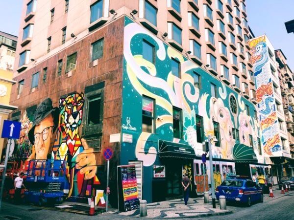 マカオ　ストリートアート