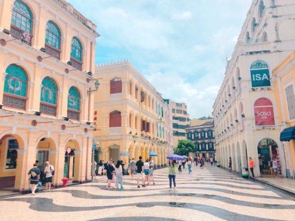 マカオ セナド広場 写真スポット