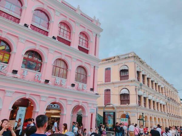 マカオ　セナド広場　