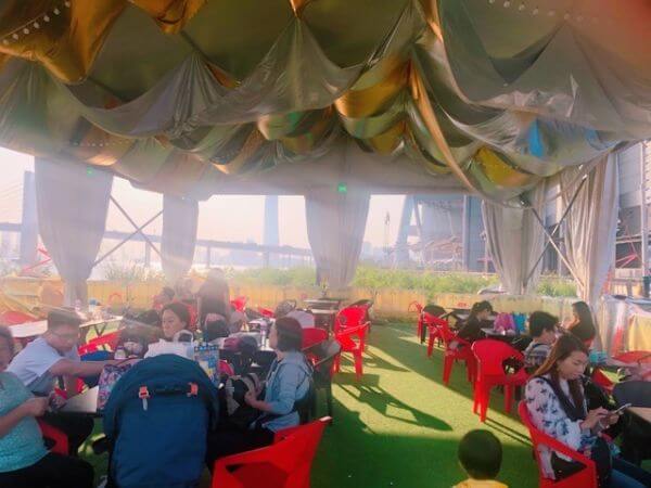 マカオ ウインターカーニバル テント