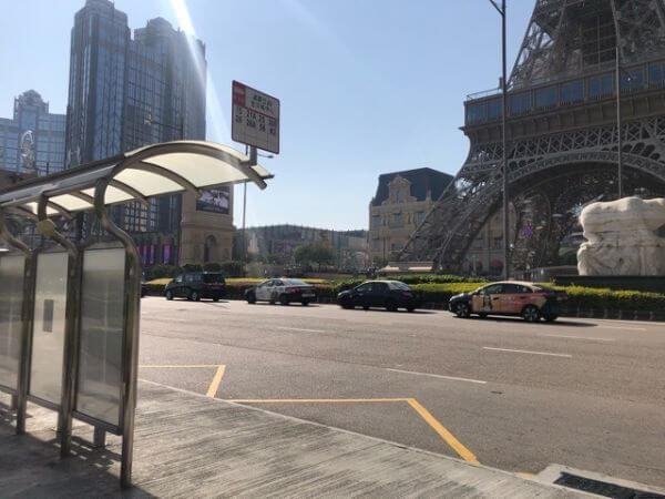 シェラトン　マカオ　バス停