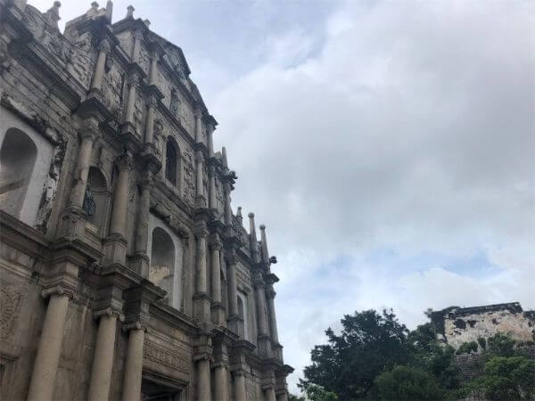 マカオ 聖ポール天主堂跡 ファサード