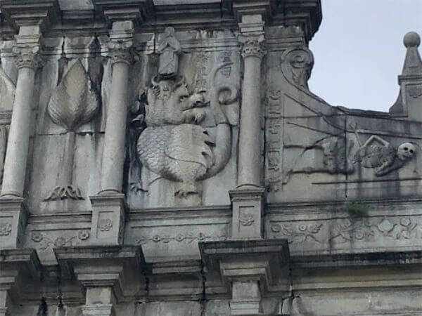 マカオ 聖ポール天主堂跡 徳川家康