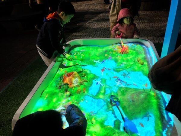 マカオ・ライト・フェスティバル　砂場