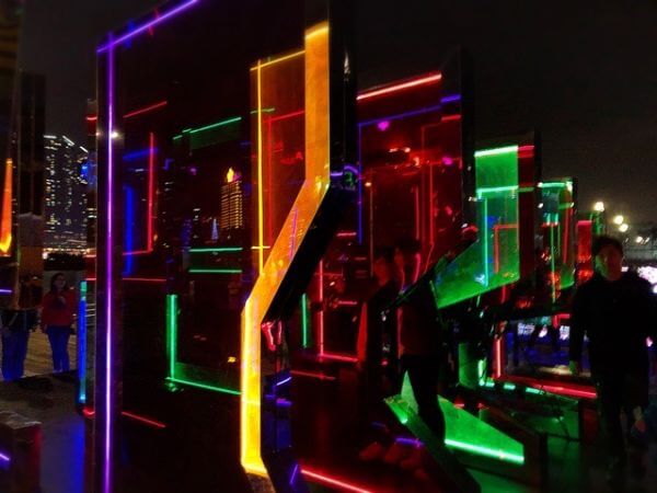 マカオライトフェスティバル　ライトアップ