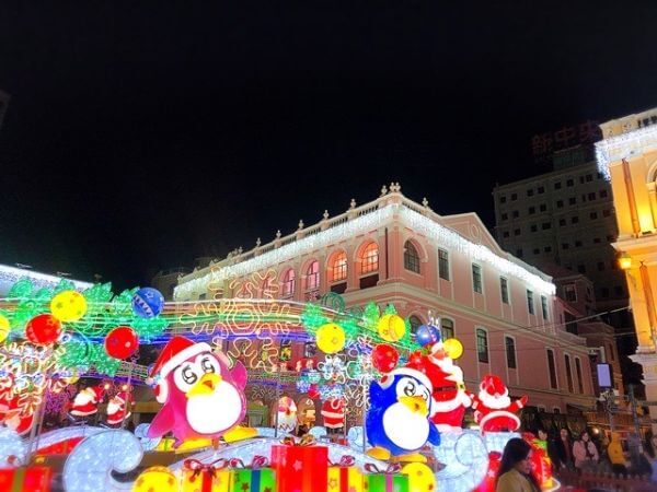 マカオ クリスマス 世界遺産