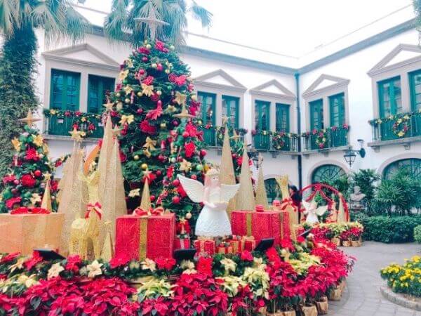 マカオ クリスマスツリー 世界遺産