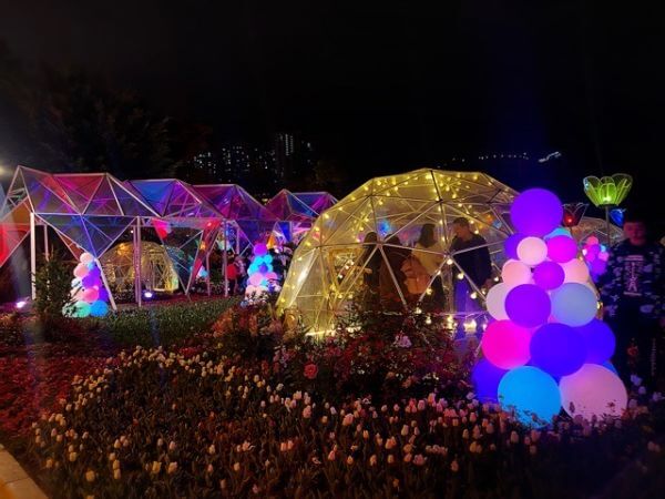 マカオライトフェスティバル　ライトアップ