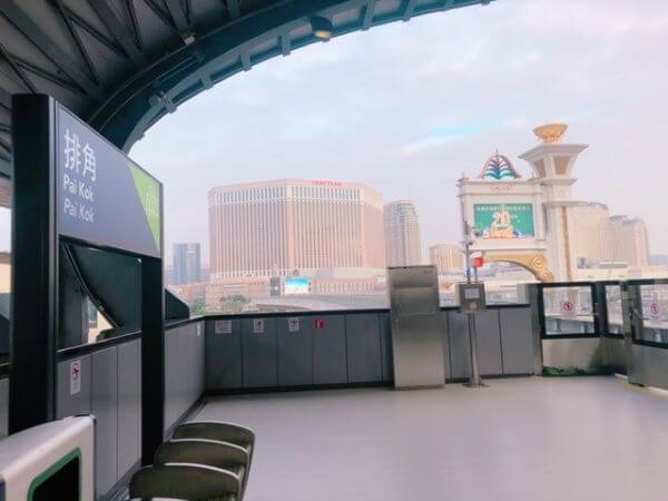 マカオ　LRT　排角