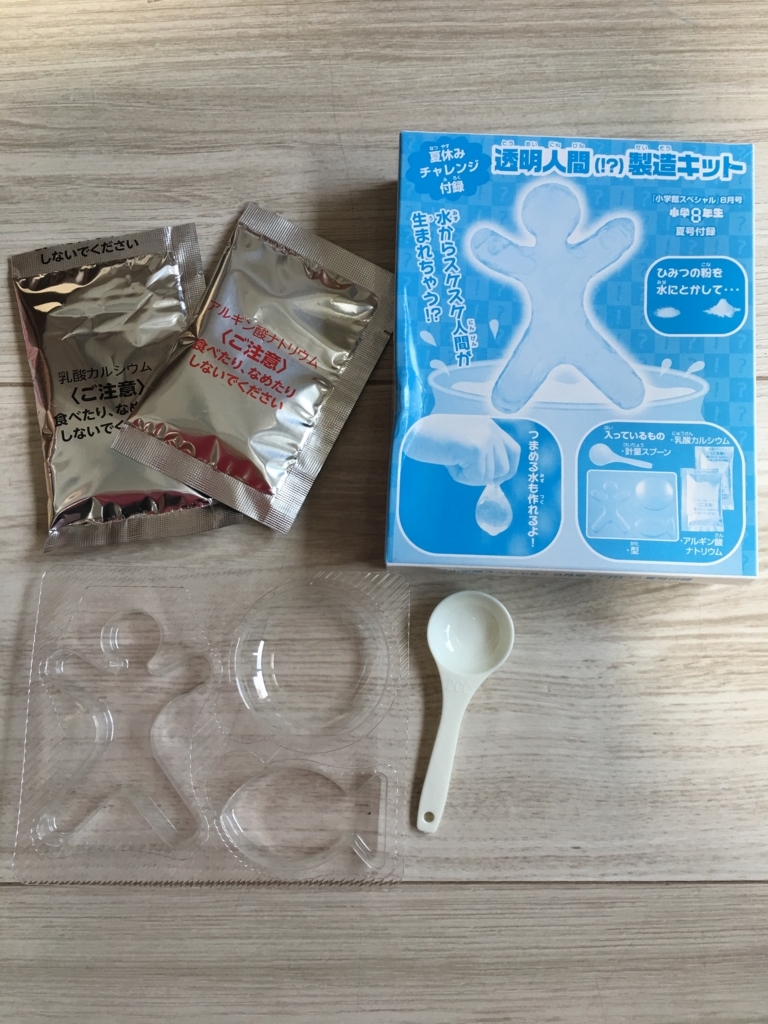 小学８年生の 透明人間 製造キット Everyday