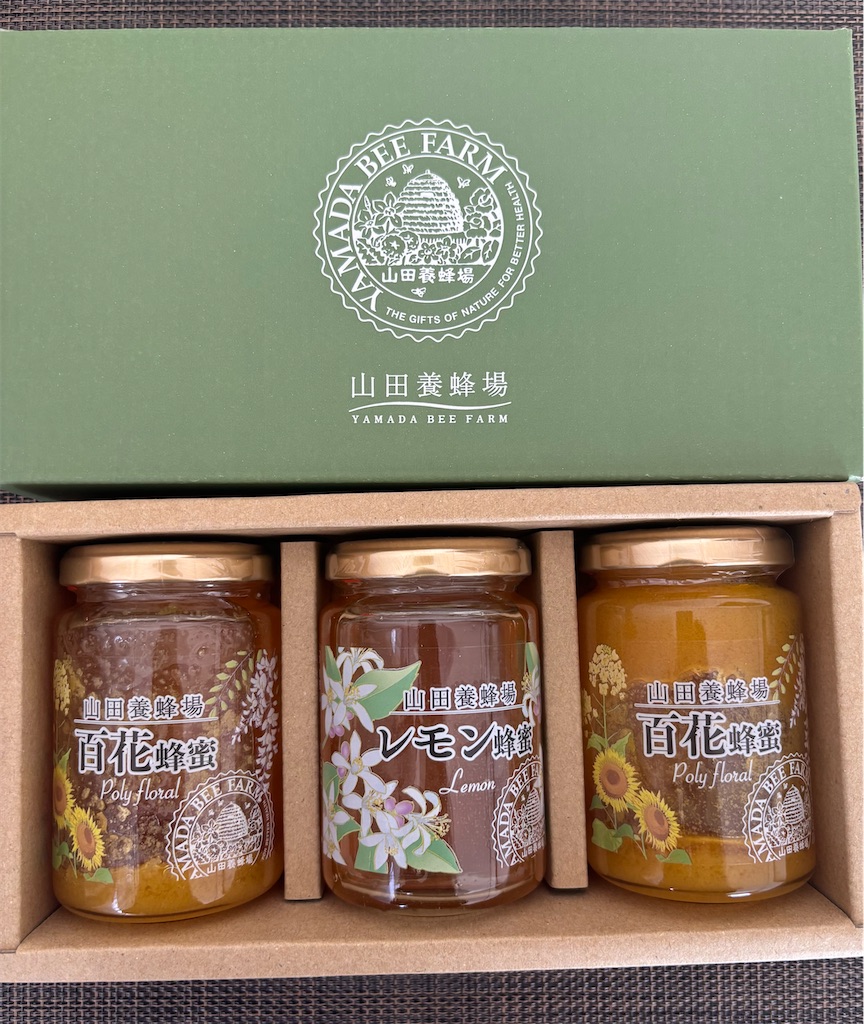 ヒューリック】憧れ優待ついに到着！はグルメカタログで「ヤマダ養蜂場
