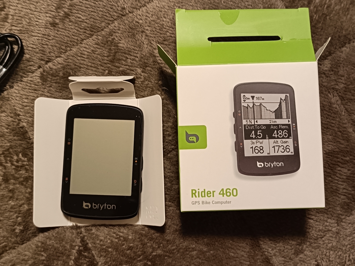サイクルコンピューター(Bryton Rider460)を買ってみた - 30歳から