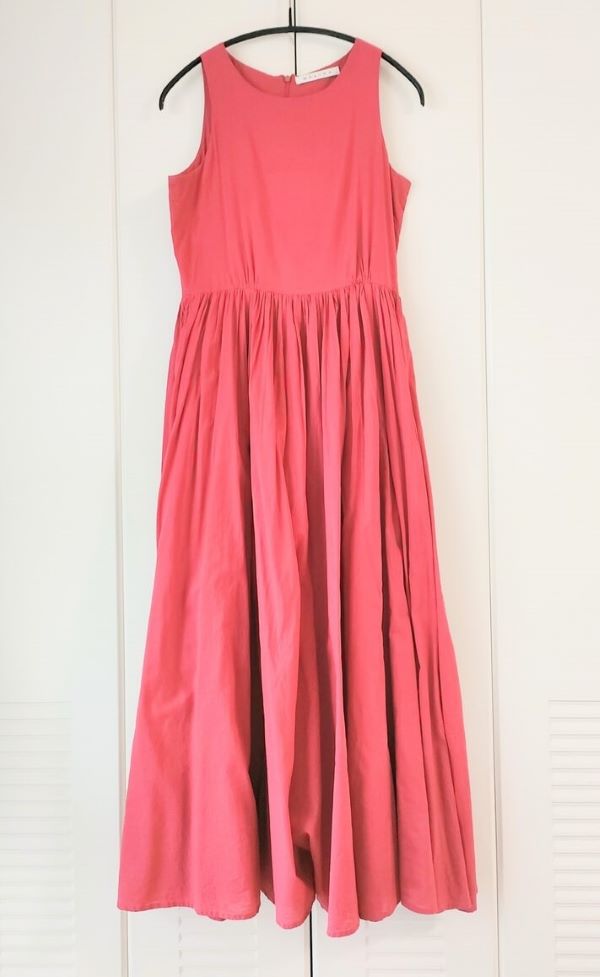 美品】MARIHA 夏のレディのドレス ノースリーブロングワンピース