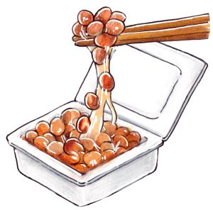 納豆のイラスト