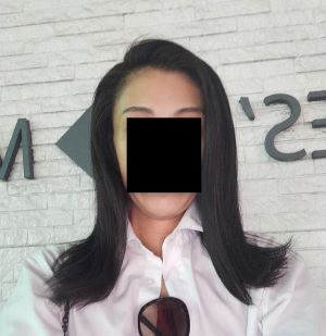 ヘアビューロン 4D Plus ストレートで作った外ハネヘア