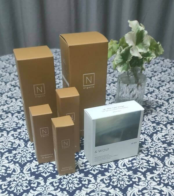 新 N organic Basic シリーズの定期便6点のパッケージ全体像