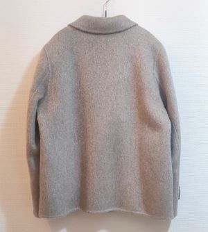 Msymay ウールショートコートの背面全体像