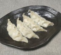 「及源 クックトップ 煮込鍋」で調理した蒸し餃子