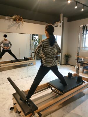 リフォーマーでのトレーニング