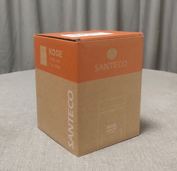 SANTECOスープジャーの外箱全体像