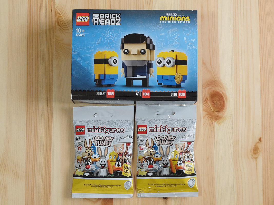 Lego ミニフィギュア シリーズ ルーニー テューンズ とブリックヘッズ 404 ミニオンズ を購入 ただひたすら何かをあつめてるよ