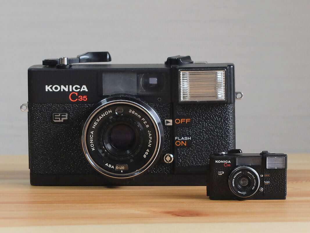KONICA MINOLTA ミニチュアコレクション 6点セット コニカミノルタの名機を再現したカプセルトイ「コニカミノルタ