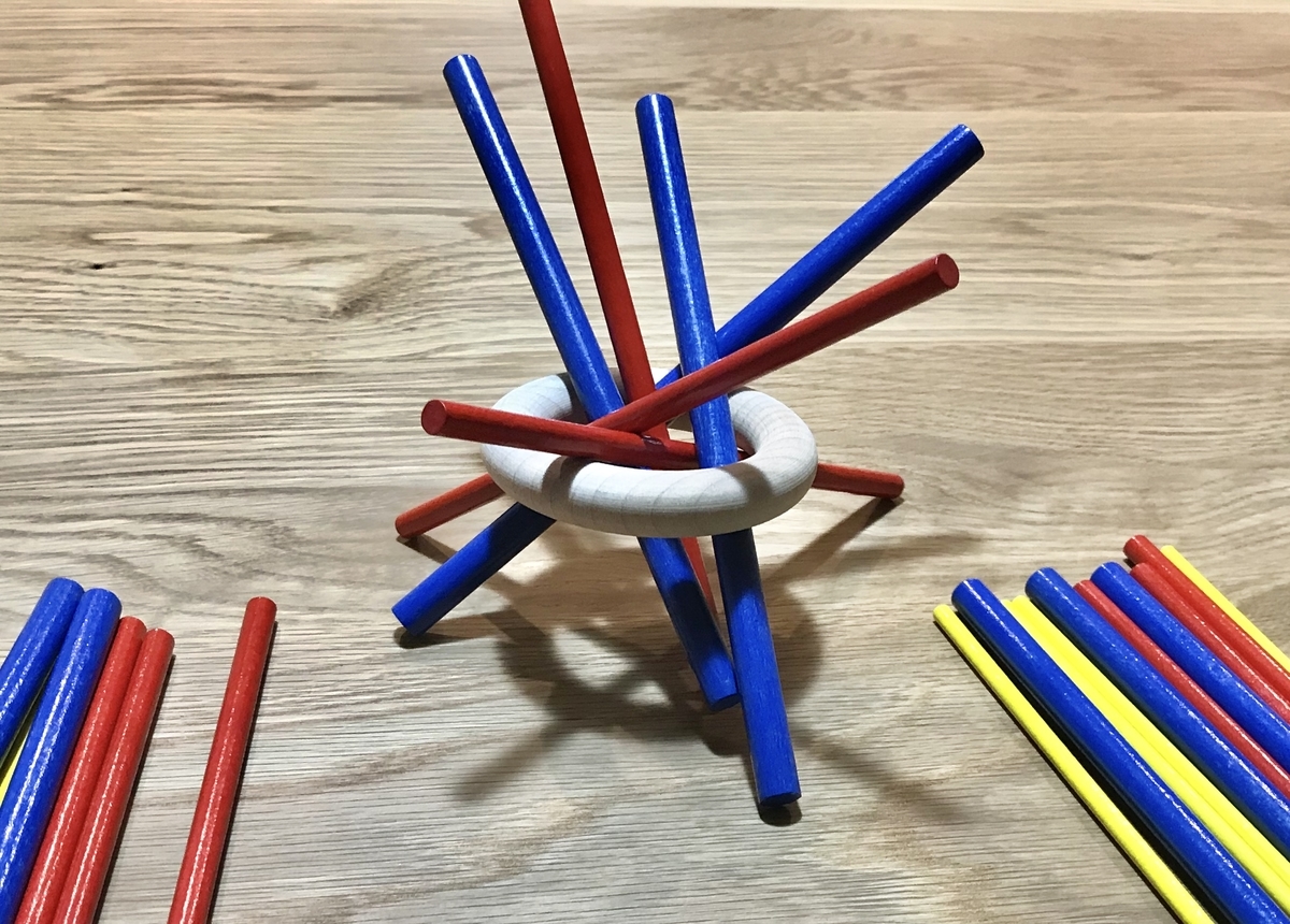 スティッキーの遊び方と遊んでみた感想 子供と遊べる木のおもちゃ Maelog
