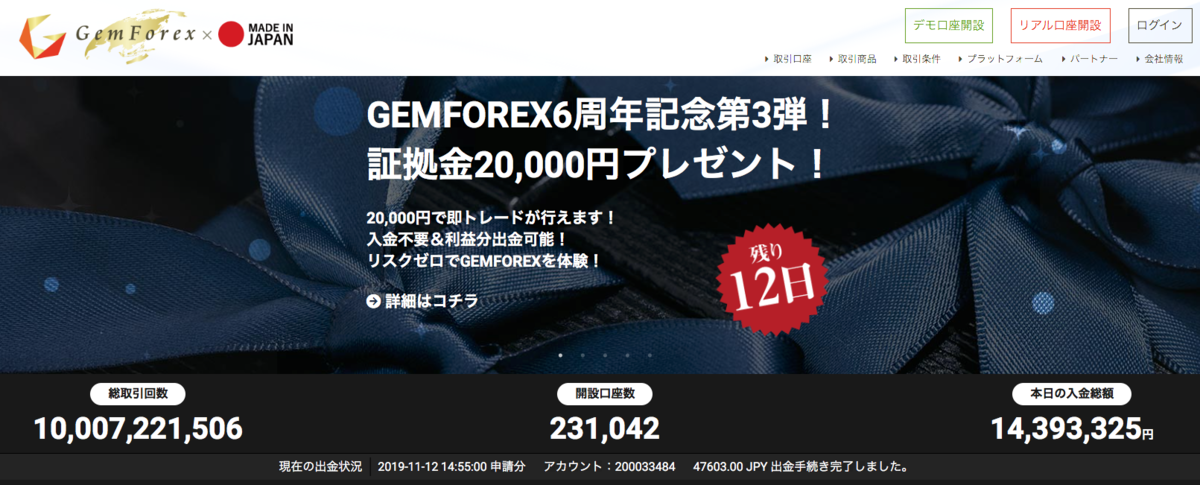 GEMFOREX（ゲムフォレックス）