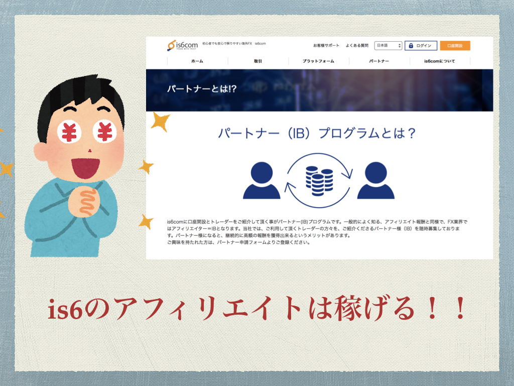 is6のアフィリエイトは儲かる