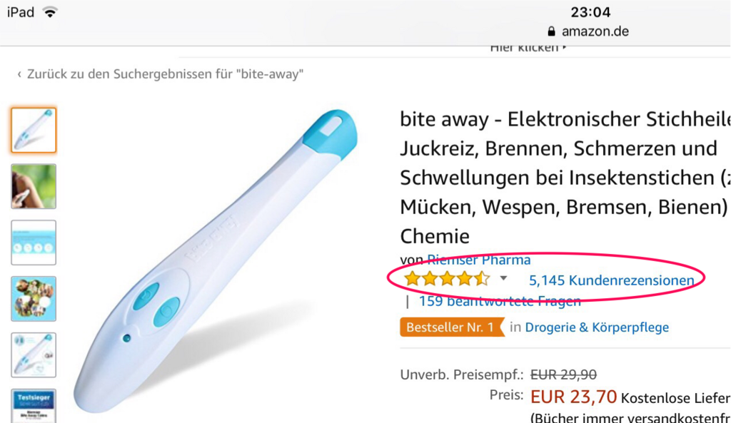 蚊刺され対策bite away