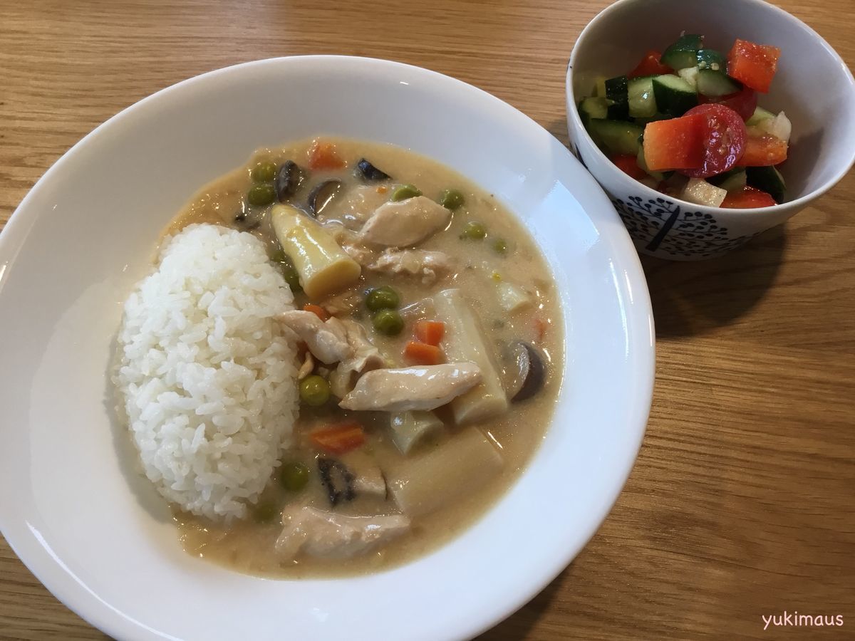 ストゥブで作る鶏肉の生クリーム煮