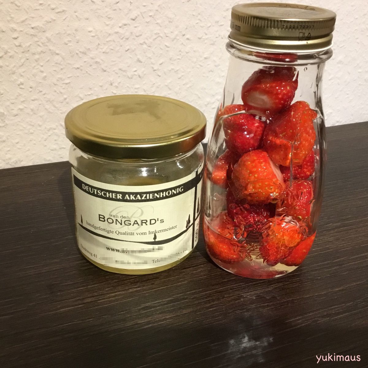 はちみつイチゴシロップ