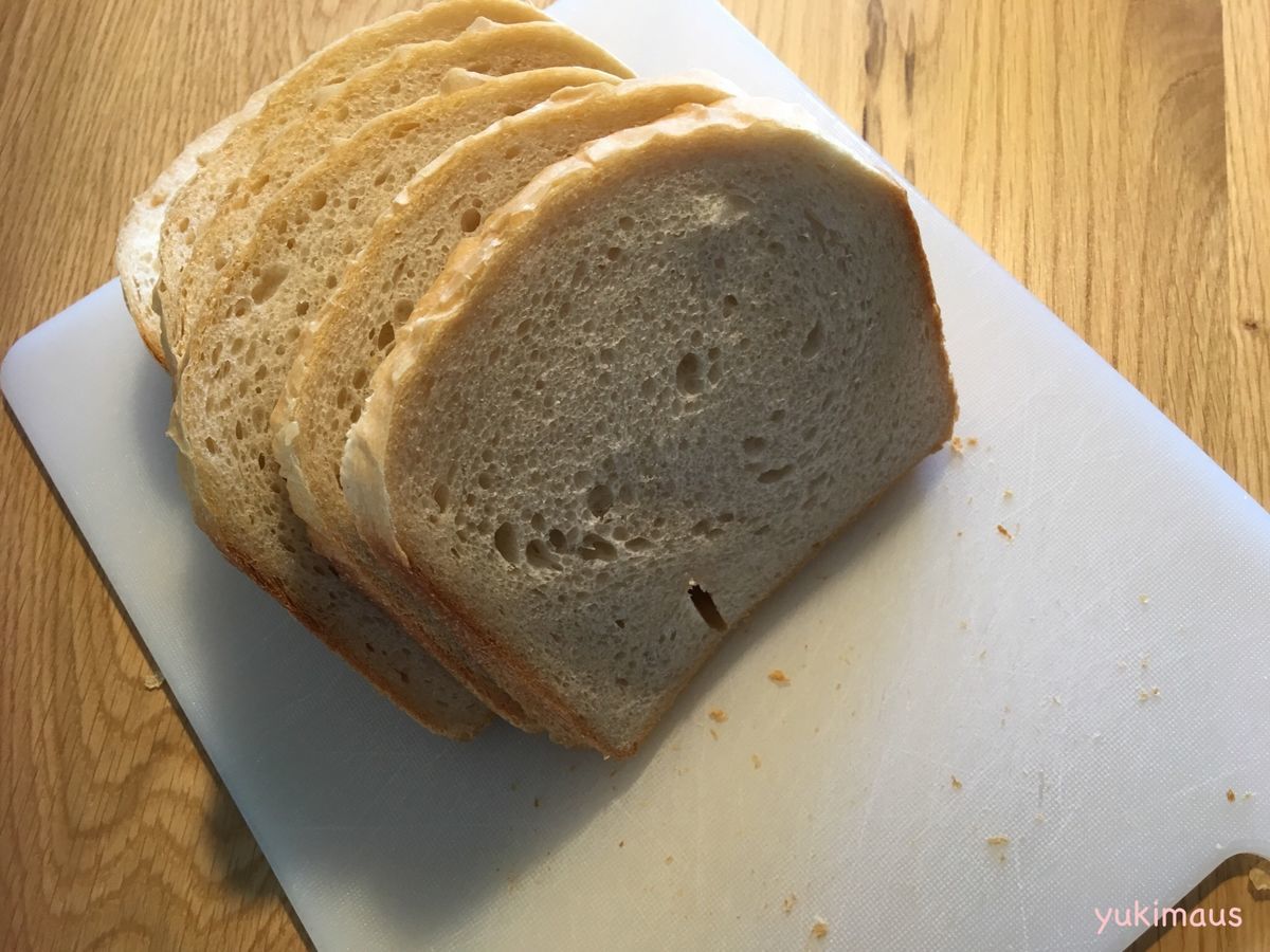 ドイツでマニトバ粉を使ってふわふわ食パン