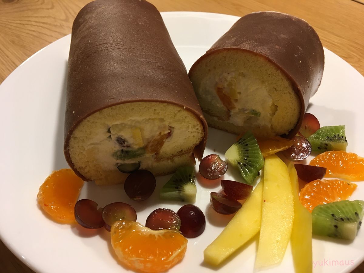 砂糖なしはちみつで作るロールケーキ恵方巻きロール