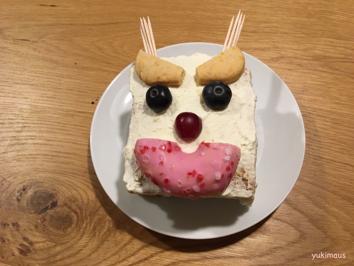 鬼顔ショートケーキ