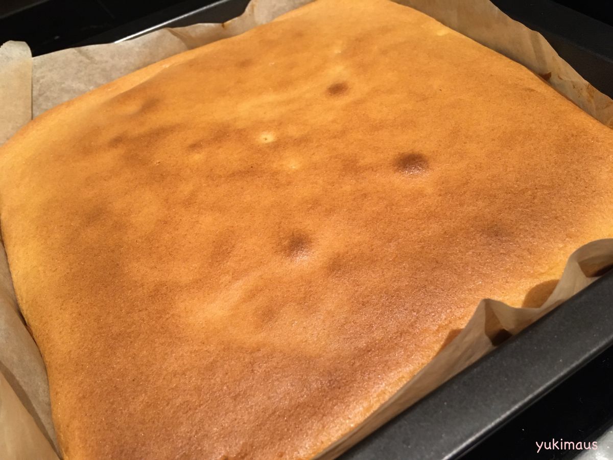 砂糖不使用 はちみつで作るロールケーキ