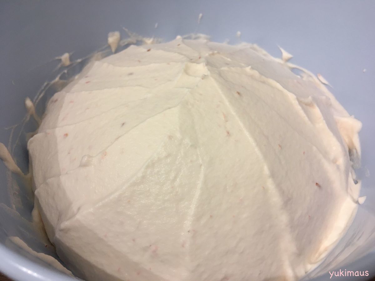 砂糖不使用 キイチゴ風味な生クリーム