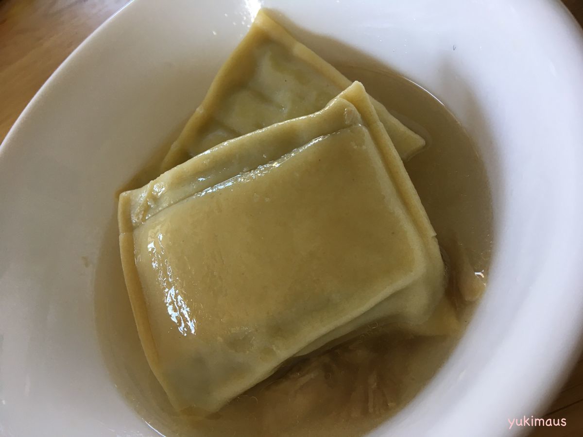 ドイツ家族のランチドイツ版餃子マウルタッシェン