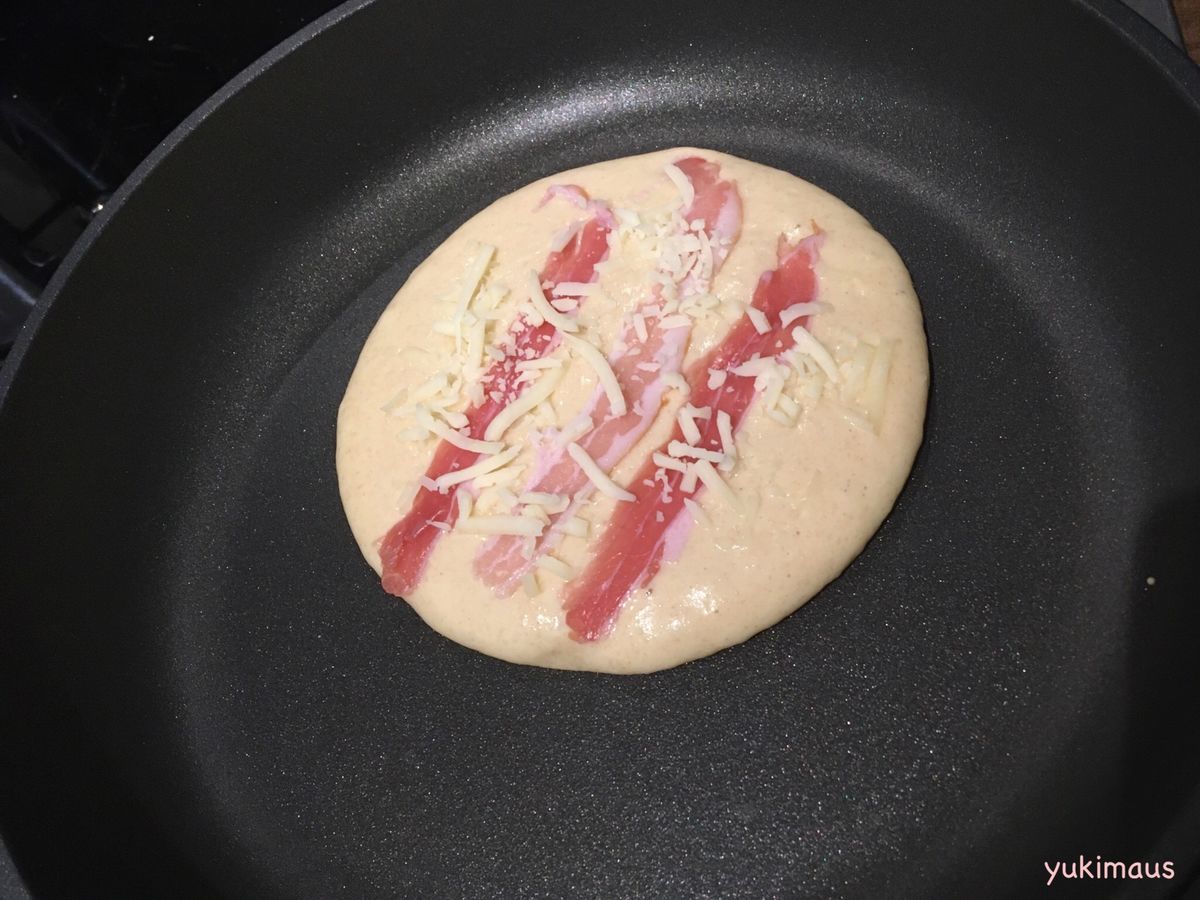 ドイツ 日本人家族の食卓 手作りホットケーキミックスでホットケーキ ドイツで殿姫殿5人家族