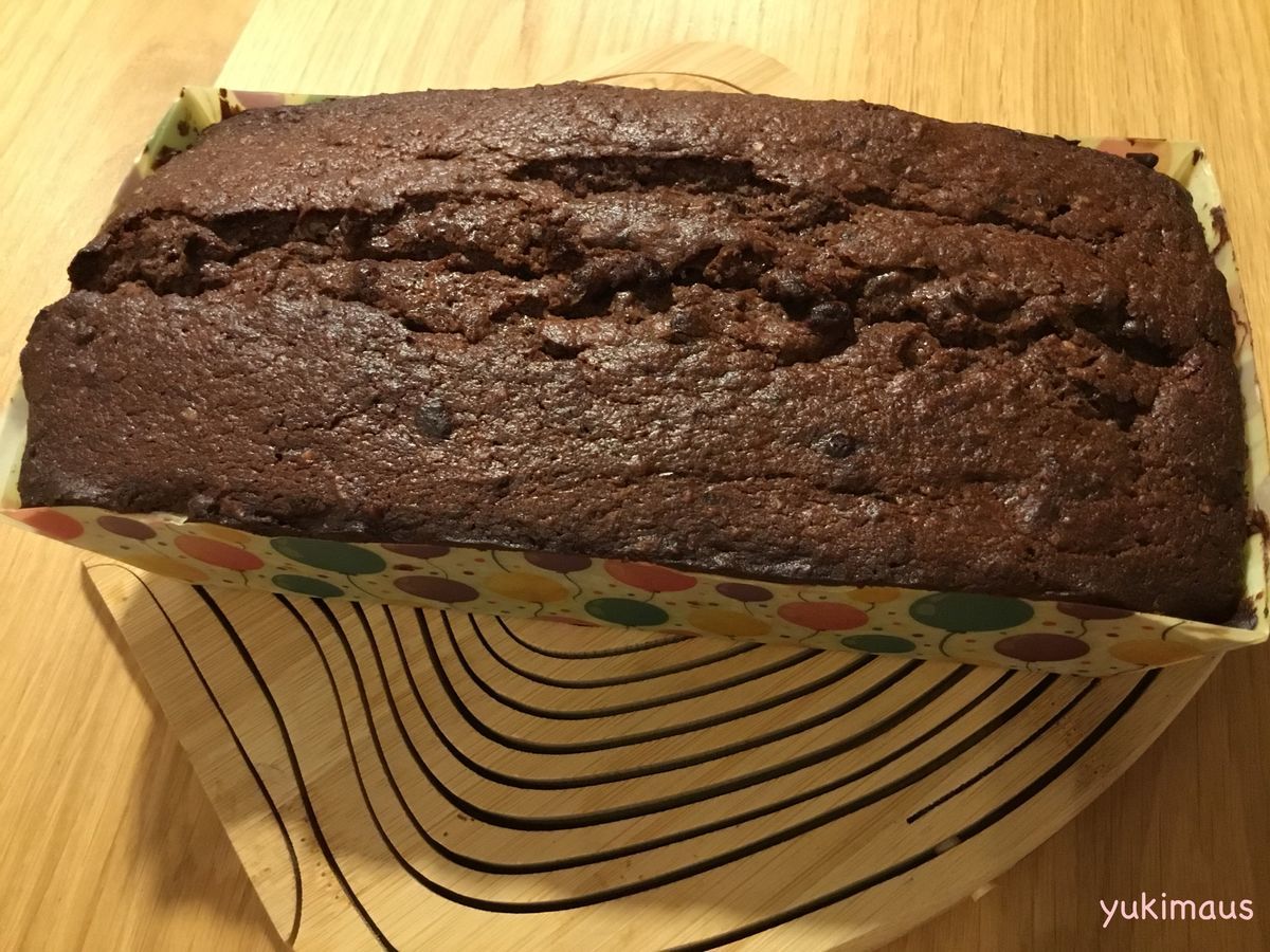 卵黄消費に。白砂糖不使用ふわふわチョコレートパウンドケーキ