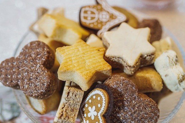クリスマスのクッキー作りweihnachtsbackerei ドイツのクリスマスクッキー5種類 ドイツで殿姫殿5人家族
