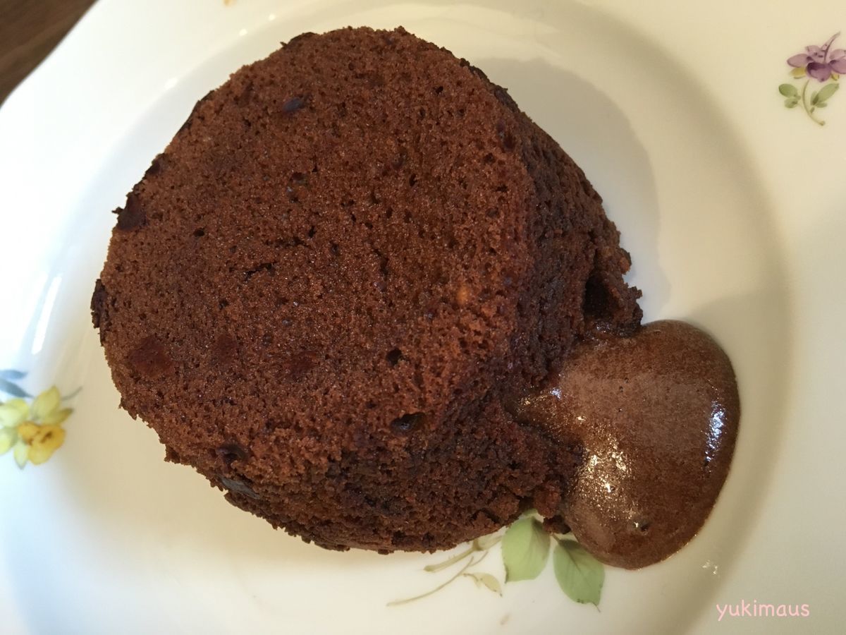 白砂糖不使用レシピ。バレンタインにオススメなフォンダンショコラ